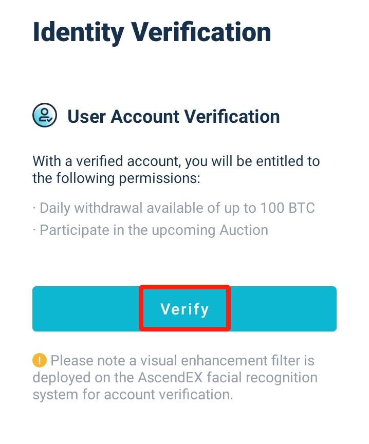 How to Verify a  Account